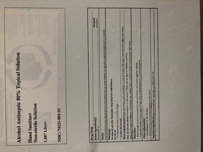 Hand Sanitizer Label.jpg - Hand Sanitizer Label